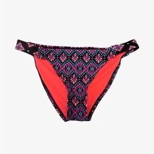 Xhilaration Black and Pink Bikini Bottom